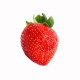 Tee shirt la fraise blanc