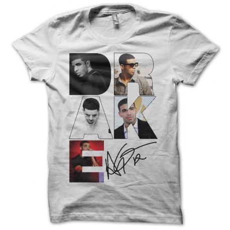 Tee shirt Drake signature blanc