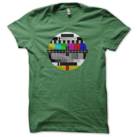Tee shirt Mire Télévision vert