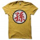 camiseta manga symbol Goku's family kanji amarillo
