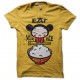 Tee shirt Pucca parodie Eat your rice bitch jaune