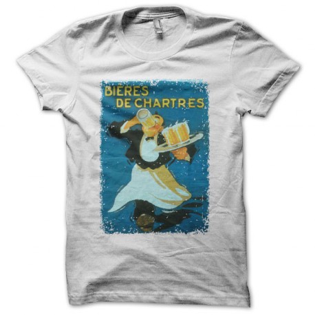 Tee shirt Bières de Chartres blanc