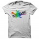 Tee shirt humour No Name parodie Puma Nike Apple Coke blanc