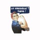 Tee shirt humour La vaiselle ? Tiens ! blanc