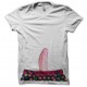 Tee shirt sexe Pump-it penis long blanc