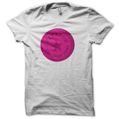 Tee shirt Patator ecstasy 4 garçons plein d'avenir blanc