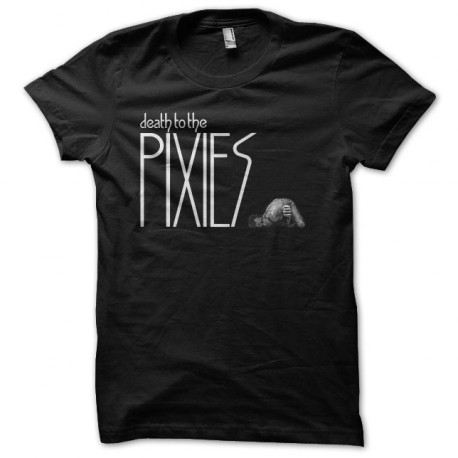 Tee shirt death to the Pixies blanc/noir