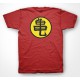 Tee shirt symbole Kaio King Kai's kanji Yamucha's uniform rouge