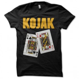 Tee shirt Poker King Jack-Ass pair Kojak noir