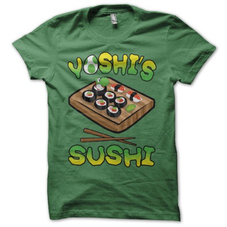Tee shirt Yoshi's Sushi vert