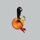 Tee shirt The Glades bloody orange gris