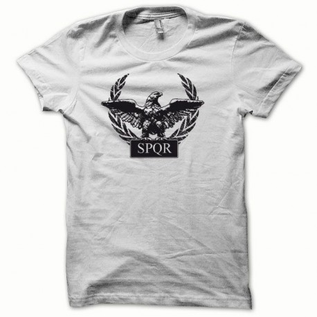 Tee shirt SPQR Rome noir/blanc