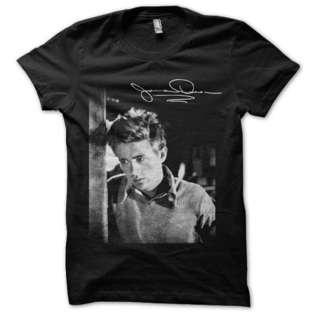 Camiseta James Dean signature East of Eden negro