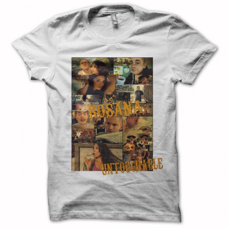 Tee shirt Wax rosana untouchable fan art  blanc