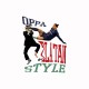 Camiseta OPPA Zlatan Style parodia gangnam blanco