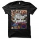 Tee shirt Sex Drugs & Video games parodie GTA noir