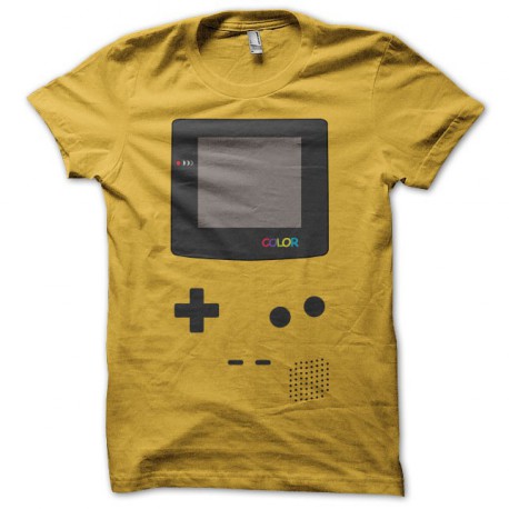 Tee shirt Game Boy color parodie jaune