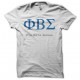 Tee shirt confrérie Phi Beta Sigma blanc