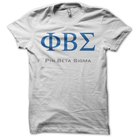 Tee shirt confrérie Phi Beta Sigma blanc