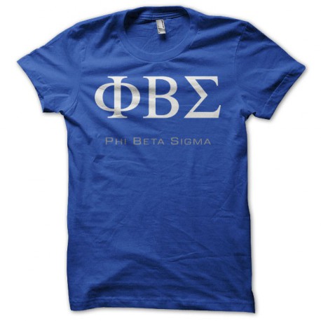 Tee shirt confrérie Phi Beta Sigma bleu