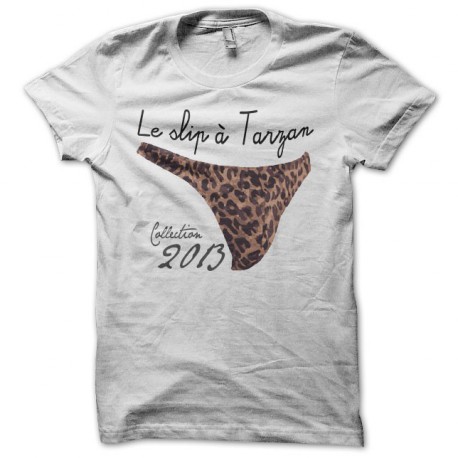 Tee shirt Le Slip de Tarzan blanc