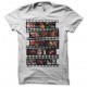 Tee shirt Gore movies color film strip blanc