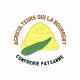Tee shirt humour Confrérie Paysanne Agriculteurs qui la bourrent blanc