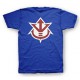 Tee shirt symbole Vegeta Saiyan Royal Family bleu