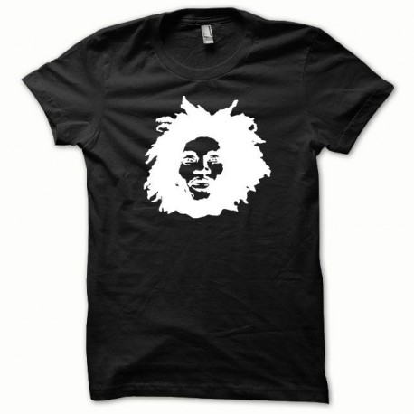 Tee shirt Bob Marley blanc/noir