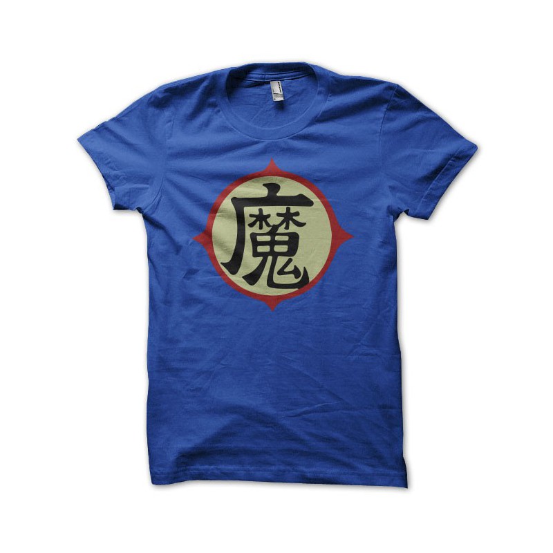 Tee shirt symbole Piccolo Daimao's kanji sur bleu