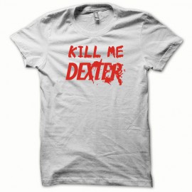 Shirt Kill me DEXTER red / white