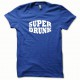 Shirt Super Drunk white / royal