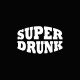 Tee shirt Super Drunk blanc/noir