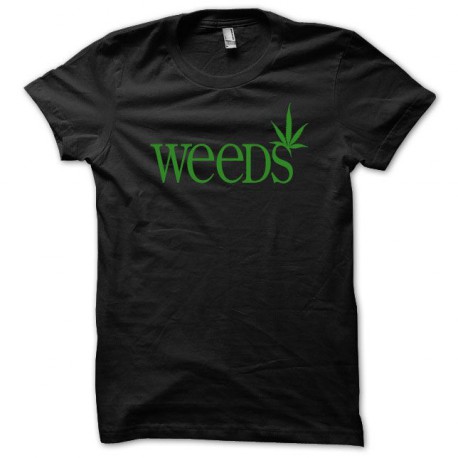 Tee shirt Weeds vert/noir