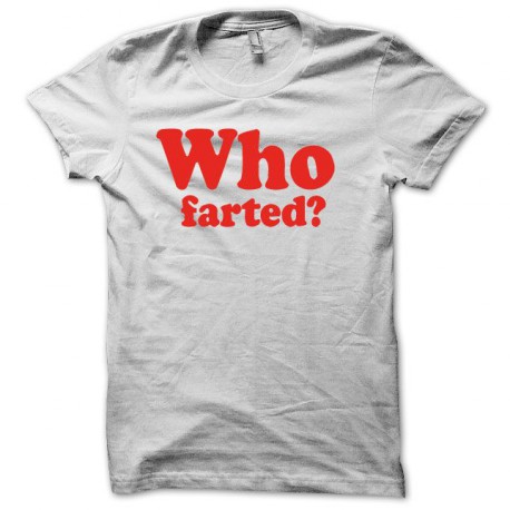 Shirt Who Fart red / white