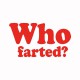Shirt Who Fart red / white