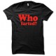 Tee shirt  Who Fart rouge/noir