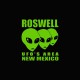 Propia verde UFO Roswell / negro