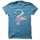 T-shirt WTF ouate de phoque turquoise