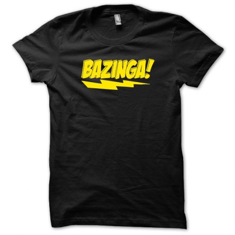 Sheldon Cooper Bazinga shirt white / black