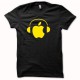 Tee shirt Apple Dj jaune/noir