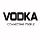 Tee shirt Vodka Connecting People noir/blanc