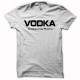 Tee shirt Vodka Connecting People noir/blanc