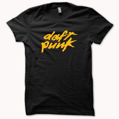 Shirt Daft Punk orange / black