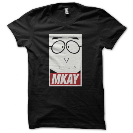 Tee shirt South Park parodie Mkay noir