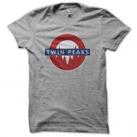 Tee shirt Twin Peaks Uground sign gris