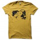 Camiseta Rocky vs Mr T negro/amarillo