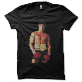 T-shirt Rocky ready to boxe black