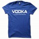Tee shirt Vodka Connecting People blanc/bleu royal