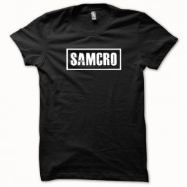 Camisa samcro Hijos de la anarquía blanco / negro